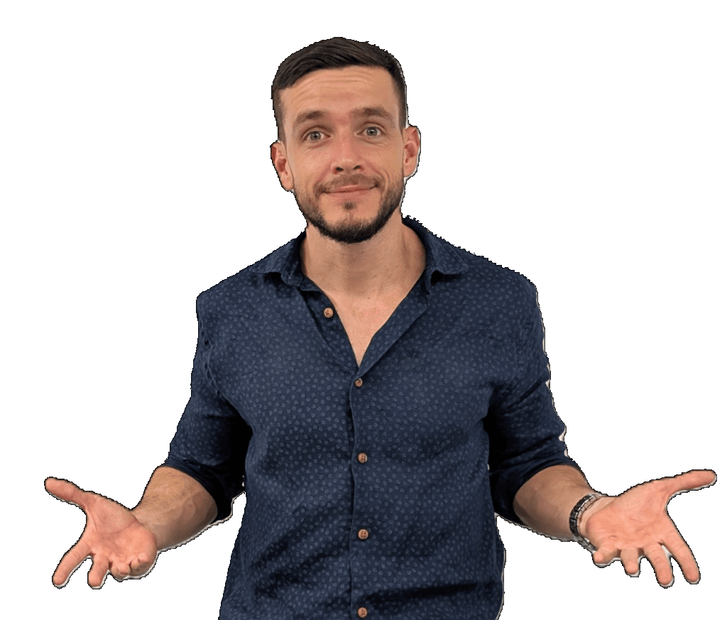 Daniel explicando datos en tiempo real